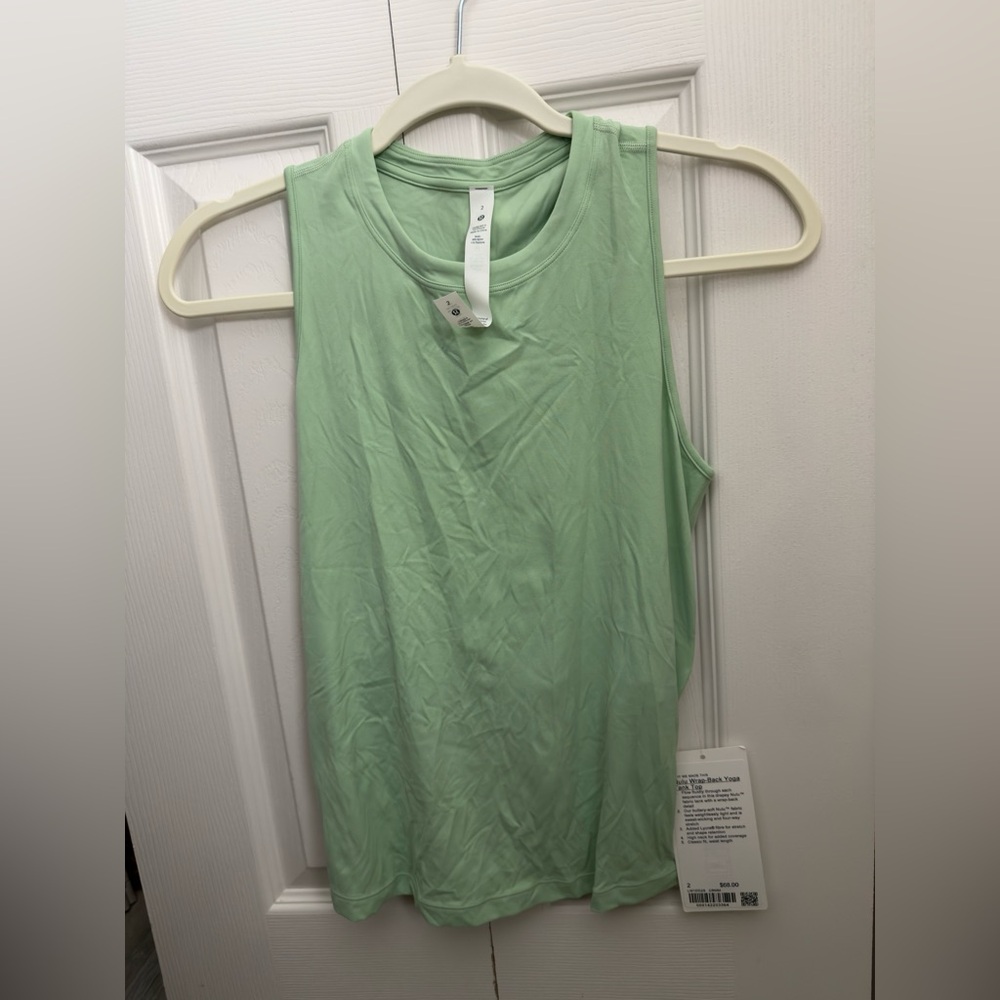 Lululemon NULU WRAP-BACK YOGA TANK TOP